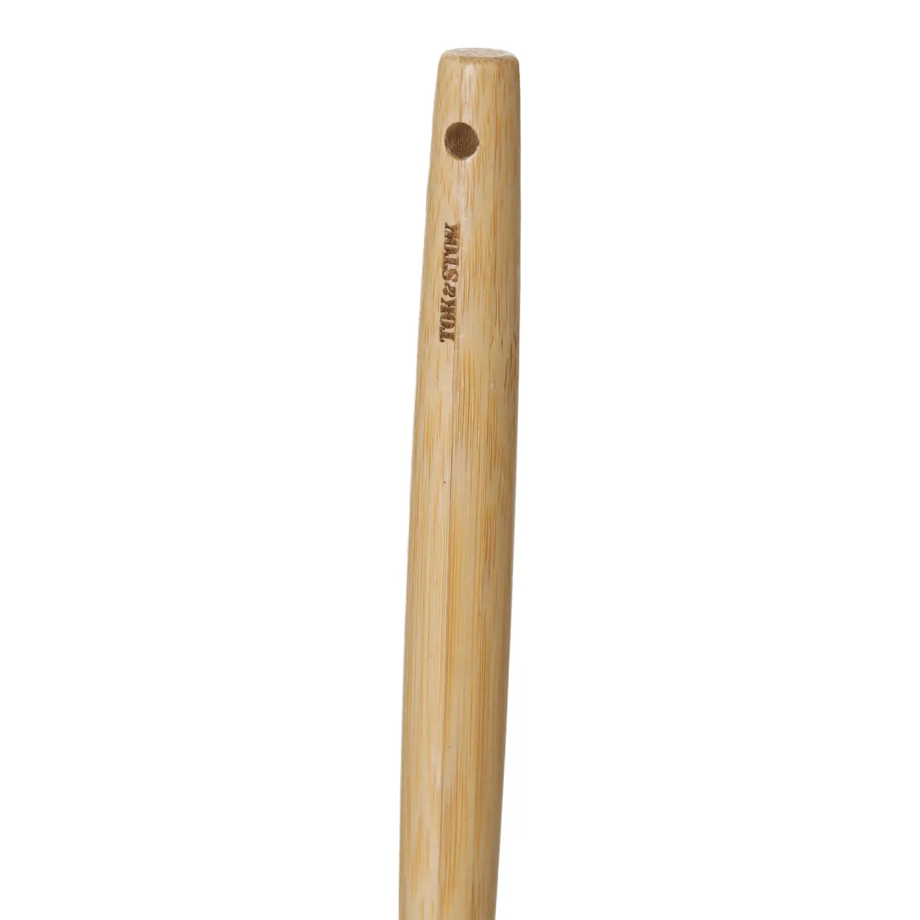 COLHER VAZADA 31 CM SILIBOO - SÁLVIA/BAMBU - Foto 6