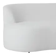 SOFÁ 2 LUGARES ÔNDULO - BOUCLÉ BRANCO - Foto 5