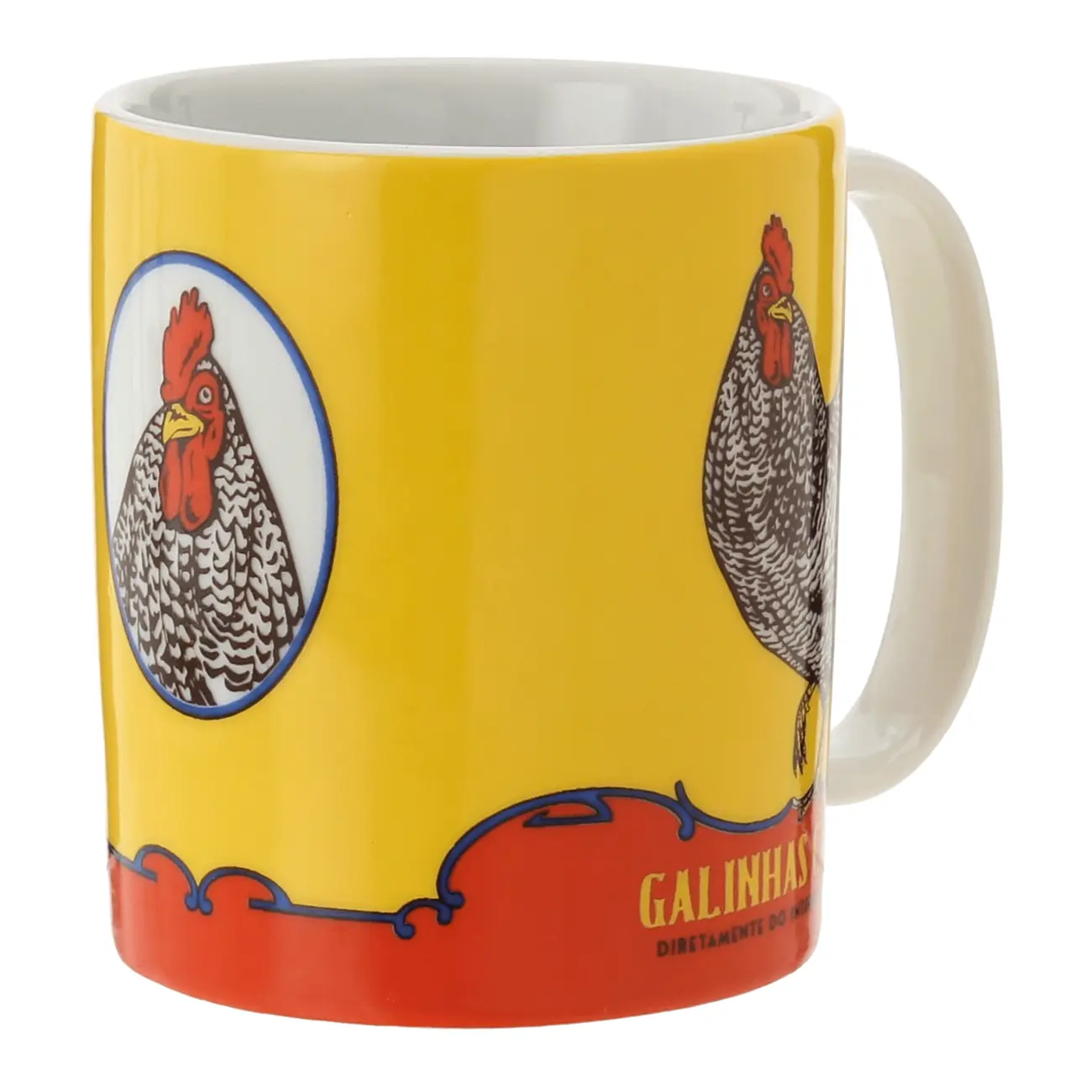 CANECA 300 ML MEMÓRIA INTERIOR CARIJÓ - AMARELO/MULTICOR - Foto 2
