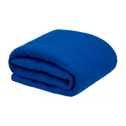 EDREDOM CASAL/QUEEN 2,40 M X 2,50 M MAZE - AZUL COBALTO/BRANCO - Foto 2