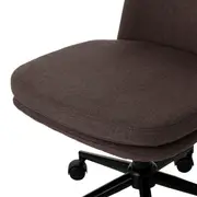 CADEIRA HOME OFFICE ZYGANA - RUBI MOCHA/PRETO - Foto 7