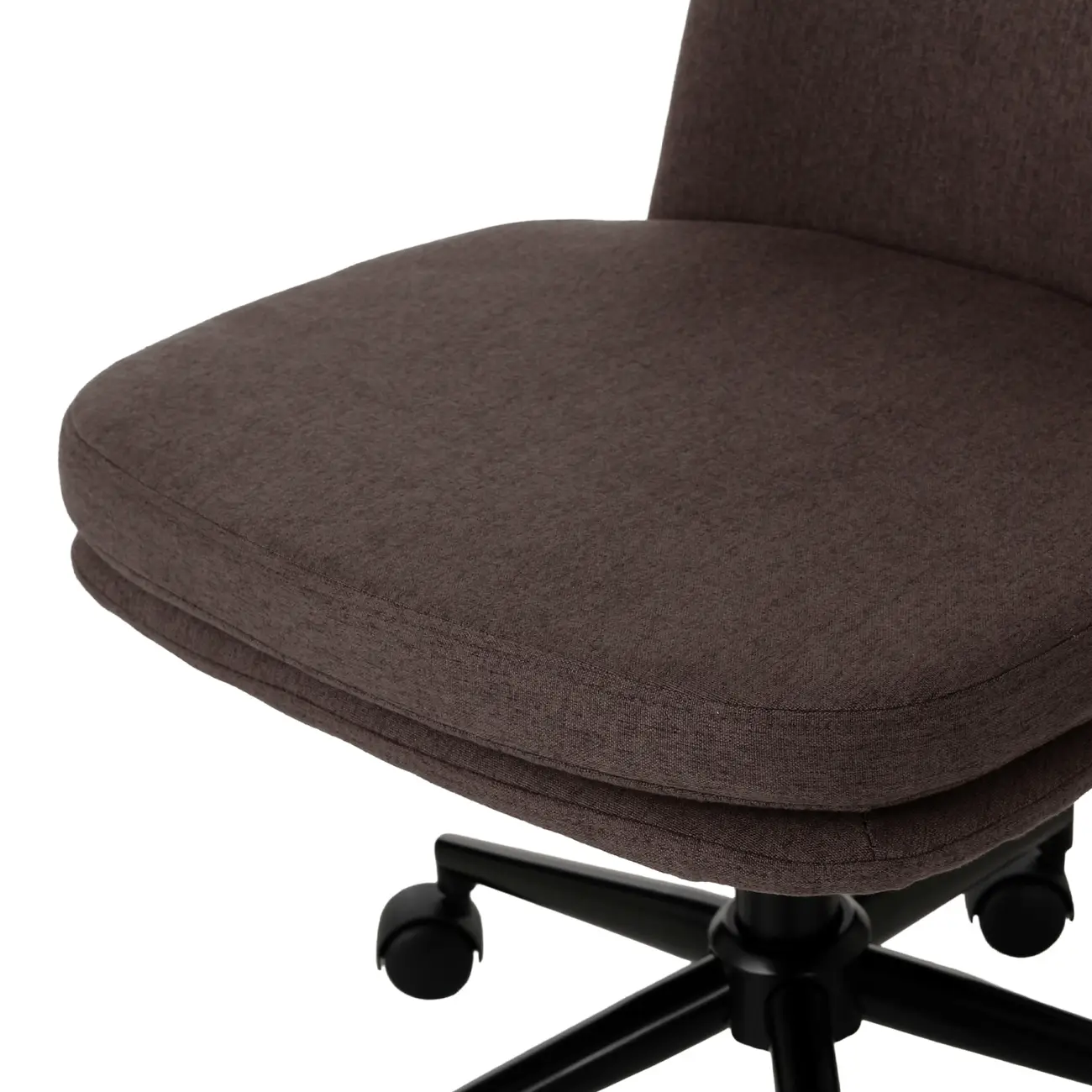 CADEIRA HOME OFFICE ZYGANA - RUBI MOCHA/PRETO - Foto 7