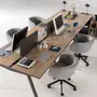 CADEIRA HOME OFFICE RALF - PRETO/CINZA - Foto 11