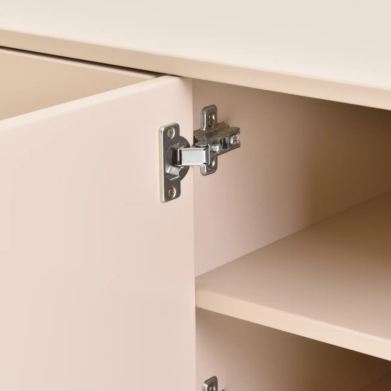 RACK 3 PORTAS/1 GAVETA 1,80 M X 45 CM NASH - AREIA/PRETO - Foto 8