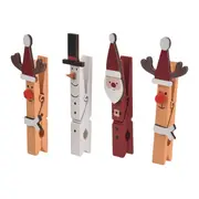 PRENDEDOR COM 4 PEÇAS HOHO HOME - VERMELHO HINDU/BRANCO - Foto 2