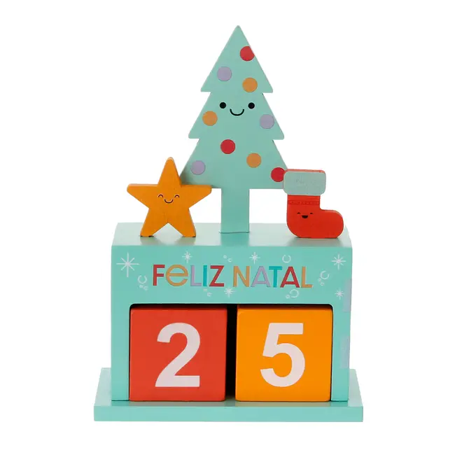 CALENDÁRIO 15 CM COLORFUN XMAS - CORES CALEIDOCOLOR - Foto 1