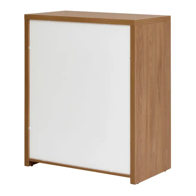 ARMÁRIO PARA ESCRITÓRIO MÉDIO 2 PORTAS BOSS - OAK TAMMI/BRANCO - Foto 9
