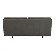 SOFÁ-CAMA 3 LUGARES CLAP - CINZA/PRETO - Foto 4