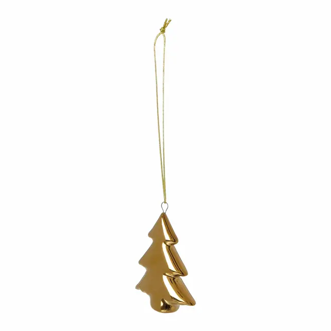 PINGENTE ÁRVORE 6 CM FINE FESTIVITY - OURO - Foto 2