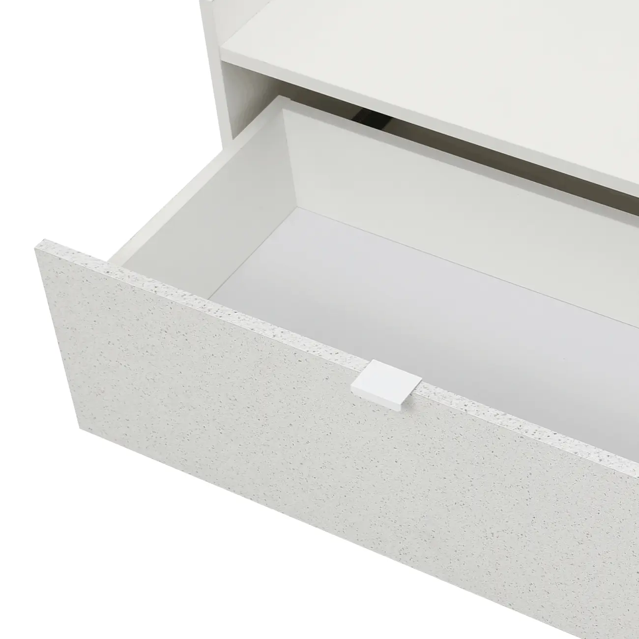 ARMÁRIO DE BANHEIRO 1 GAVETA 80 CM X 40 CM SLEEK - BRANCO/GRANILITE - Foto 7