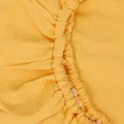 COLCHA SOLTEIRO COM ELÁSTICO 78 CM X 1,88 M X 20 CM SATÉLITES - AMARELO HANBAR - Foto 3