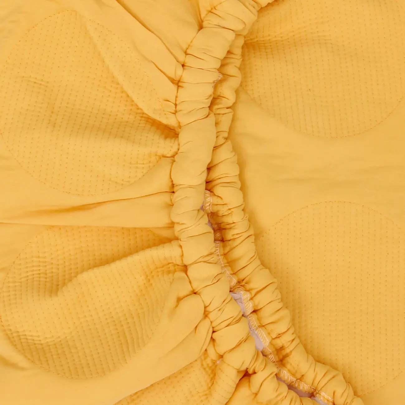 COLCHA SOLTEIRO COM ELÁSTICO 78 CM X 1,88 M X 20 CM SATÉLITES - AMARELO HANBAR - Foto 3