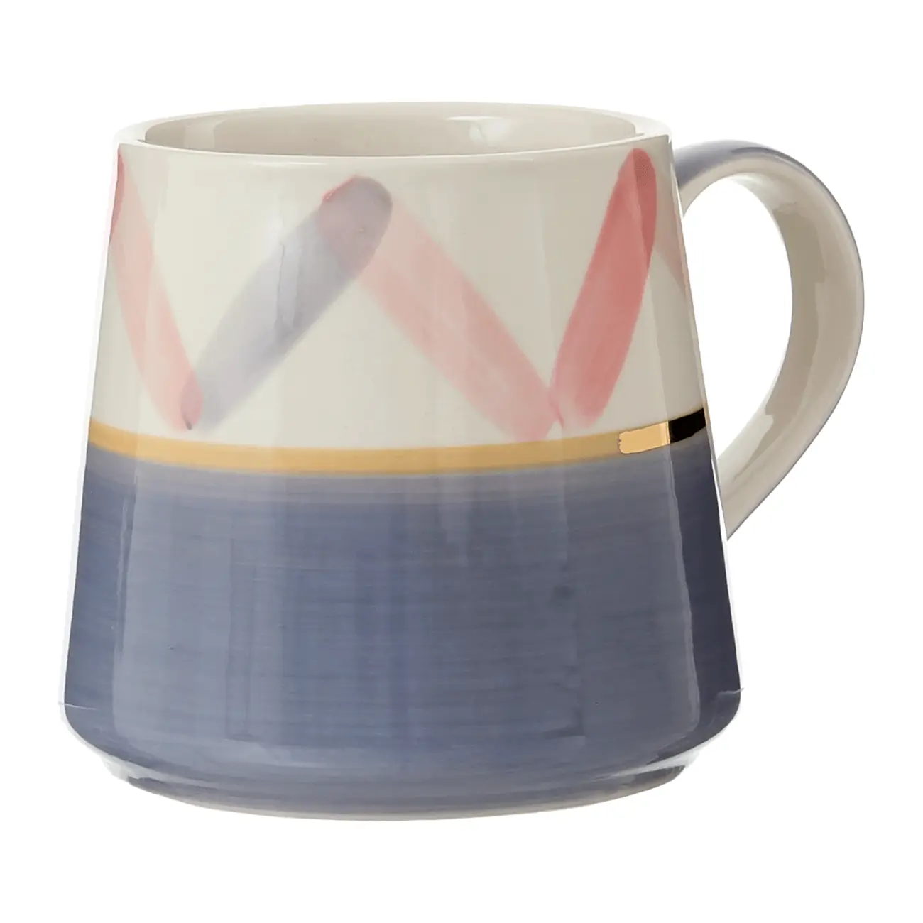 CANECA 325 ML GIO ZIG - BLEU CENDRÉ/BRANCO - Foto 3