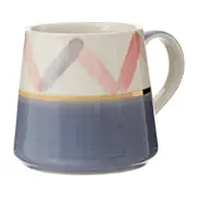 CANECA 325 ML GIO ZIG - BLEU CENDRÉ/BRANCO - Foto 3