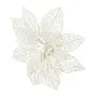 KIT COM 2 ADORNOS FLOR VILAREJO NOEL - BRANCO - Foto 3