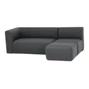 SOFÁ 3 LUGARES COM PUFF UNITS - KONKRET - Foto 2