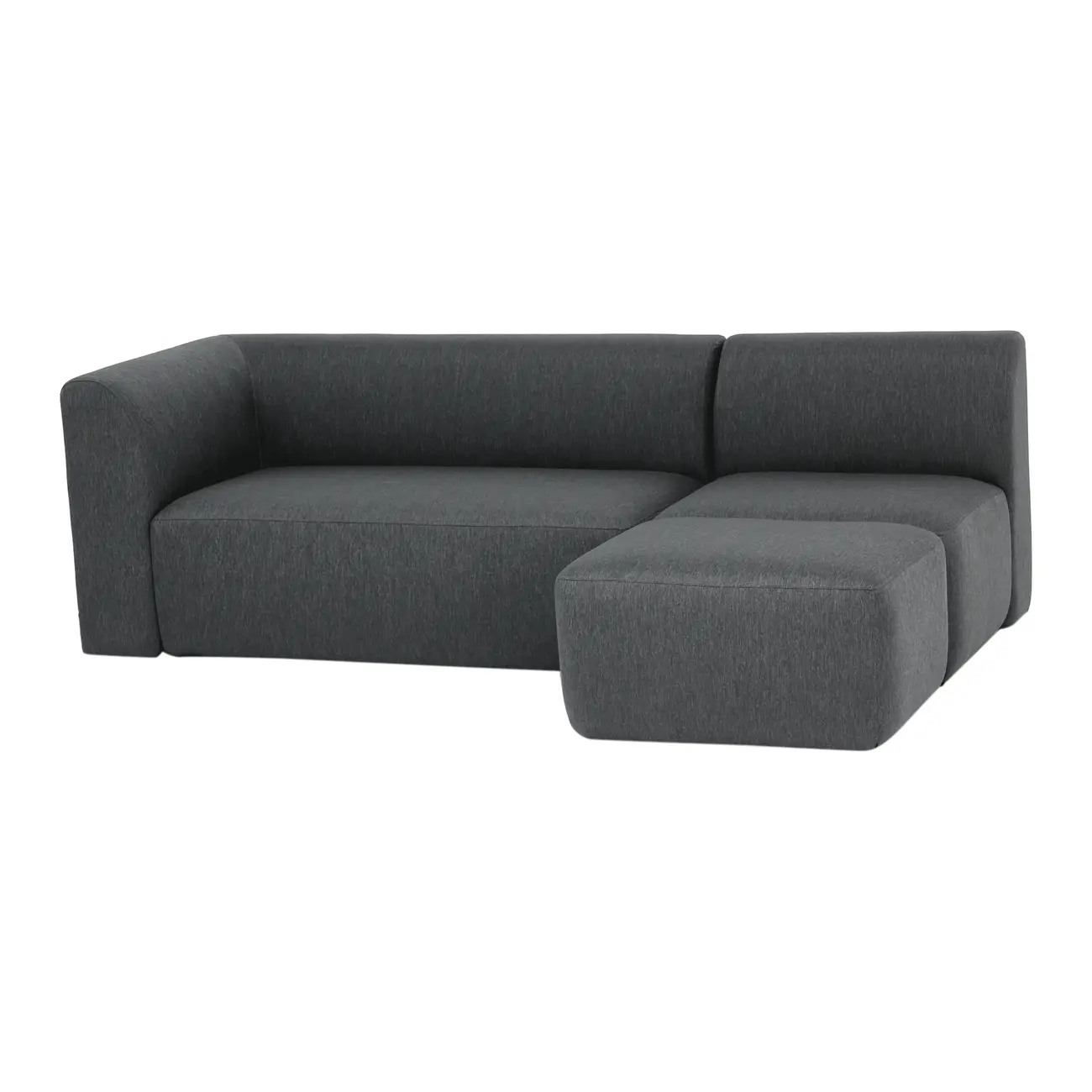 SOFÁ 3 LUGARES COM PUFF UNITS - KONKRET - Foto 2