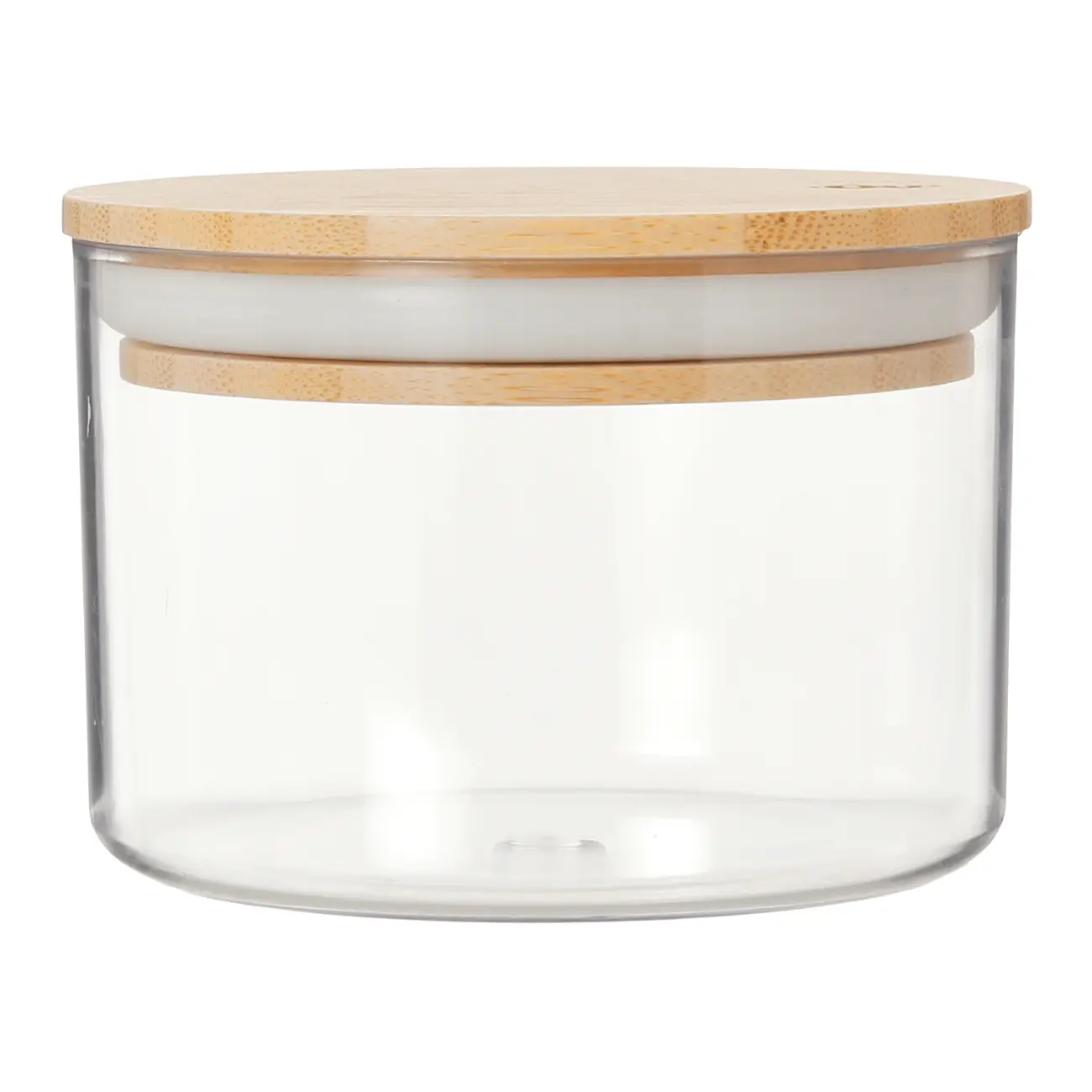 POTE HERMÉTICO 450 ML BAMBUCCI - INCOLOR/BAMBU - Foto 2
