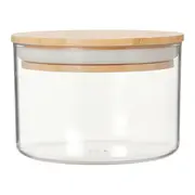 POTE HERMÉTICO 450 ML BAMBUCCI - INCOLOR/BAMBU - Foto 2