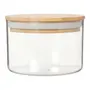 POTE HERMÉTICO 450 ML BAMBUCCI - INCOLOR/BAMBU - Foto 2