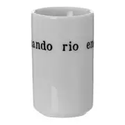 CANECA COM PIRES PARA PETIT FOUR 100 ML TUDO OU TUDO - BRANCO/PRETO - Foto 9