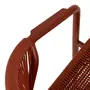 CADEIRA COM BRAÇOS EMPILHÁVEL TESSIA - TIJOLO/TIJOLO - Foto 10