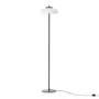 LUMINÁRIA DE CHÃO LED CURVED - PRETO/FROST - Foto 1