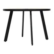 MESA PARA ÁREA EXTERNA REDONDA 1,10 M SUMMERLAND - PRETO/NOZES - Foto 4