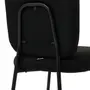 CADEIRA DE JANTAR SNAKY - PRETO/PRETO - Foto 6
