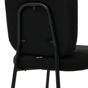 CADEIRA DE JANTAR SNAKY - PRETO/PRETO - Foto 6