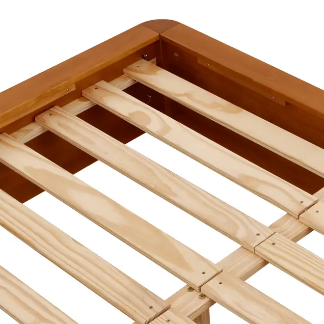CAMA CASAL COM 2 GAVETAS 1,38 M MANDU - AMÊNDOA - Foto 6