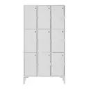 LOCKER/ARMÁRIO PARA ESCRITÓRIO ALTO 9 PORTAS SLEEK