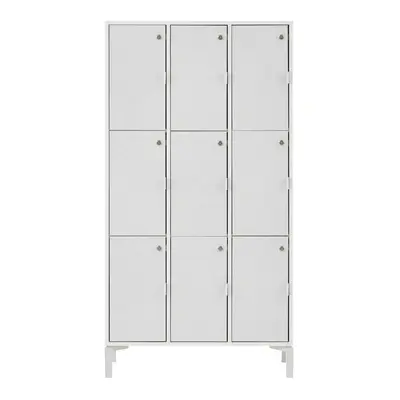 LOCKER/ARMÁRIO PARA ESCRITÓRIO ALTO 9 PORTAS SLEEK