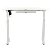 MESA REGULÁVEL ELÉTRICA 1,20 M X 60 CM ERGO - BRANCO/BRANCO - Foto 6