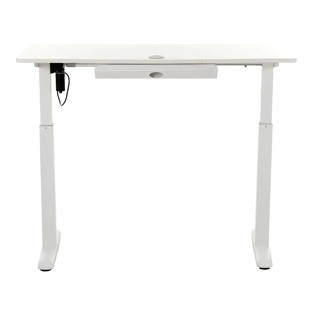MESA REGULÁVEL ELÉTRICA 1,20 M X 60 CM ERGO - BRANCO/BRANCO - Foto 6