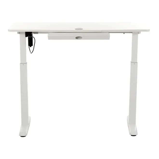 MESA REGULÁVEL ELÉTRICA 1,20 M X 60 CM ERGO - BRANCO/BRANCO - Foto 6