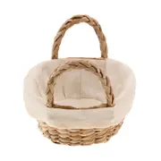 CESTO 22 CM X 15 CM X 6 CM TABOA - FIBRA NATURAL/NATURAL - Foto 3