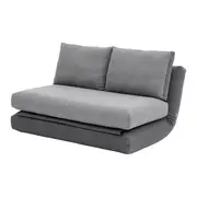SOFÁ-CAMA 2 LUGARES LANCE DUPLO - KONKRET/ESTANHO - Foto 2