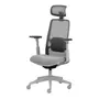 CADEIRA DE ESCRITÓRIO ALTA MINDSET - CINZA/CINZA - Foto 3
