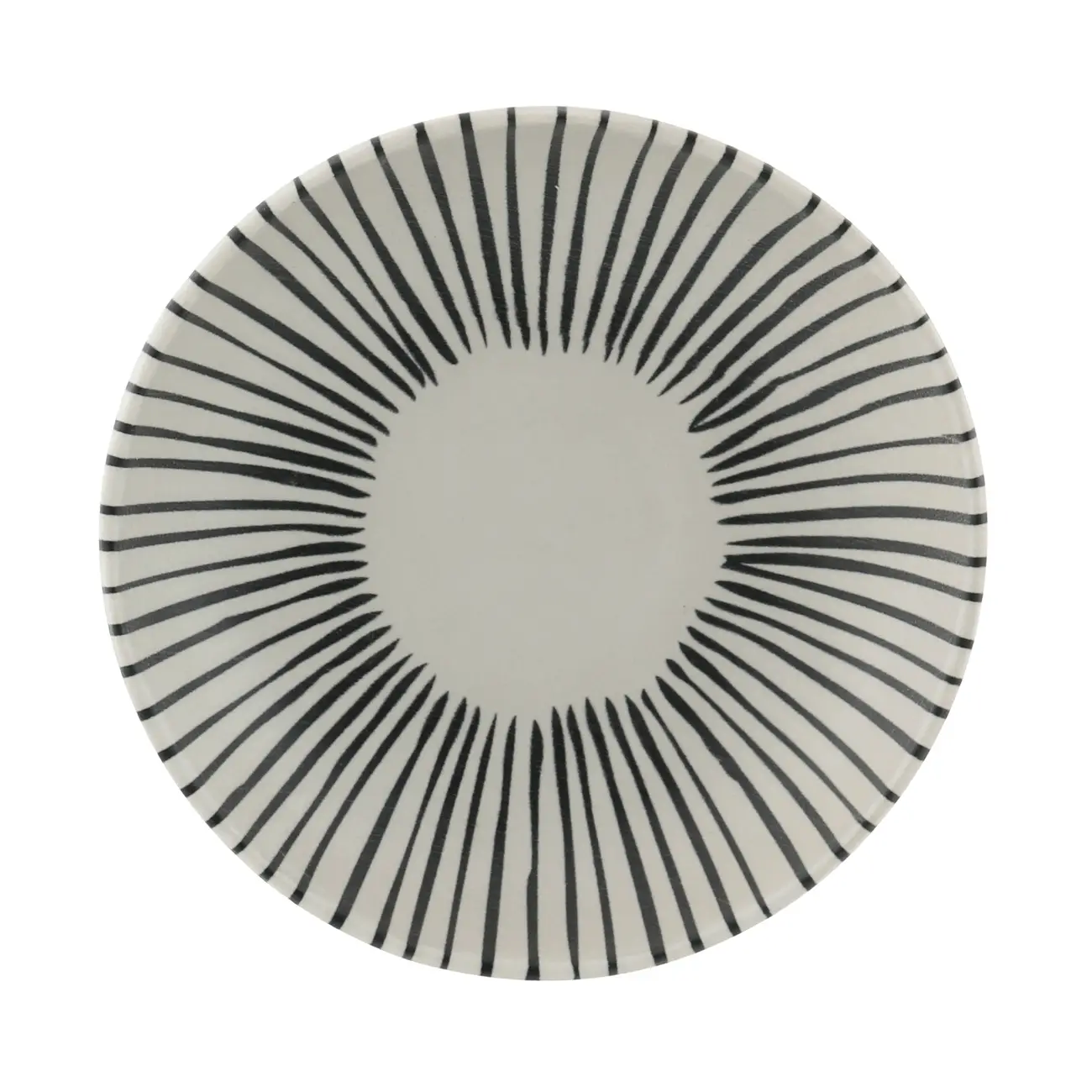 PRATO FUNDO SOLEIL - OFF WHITE/PRETO - Foto 1