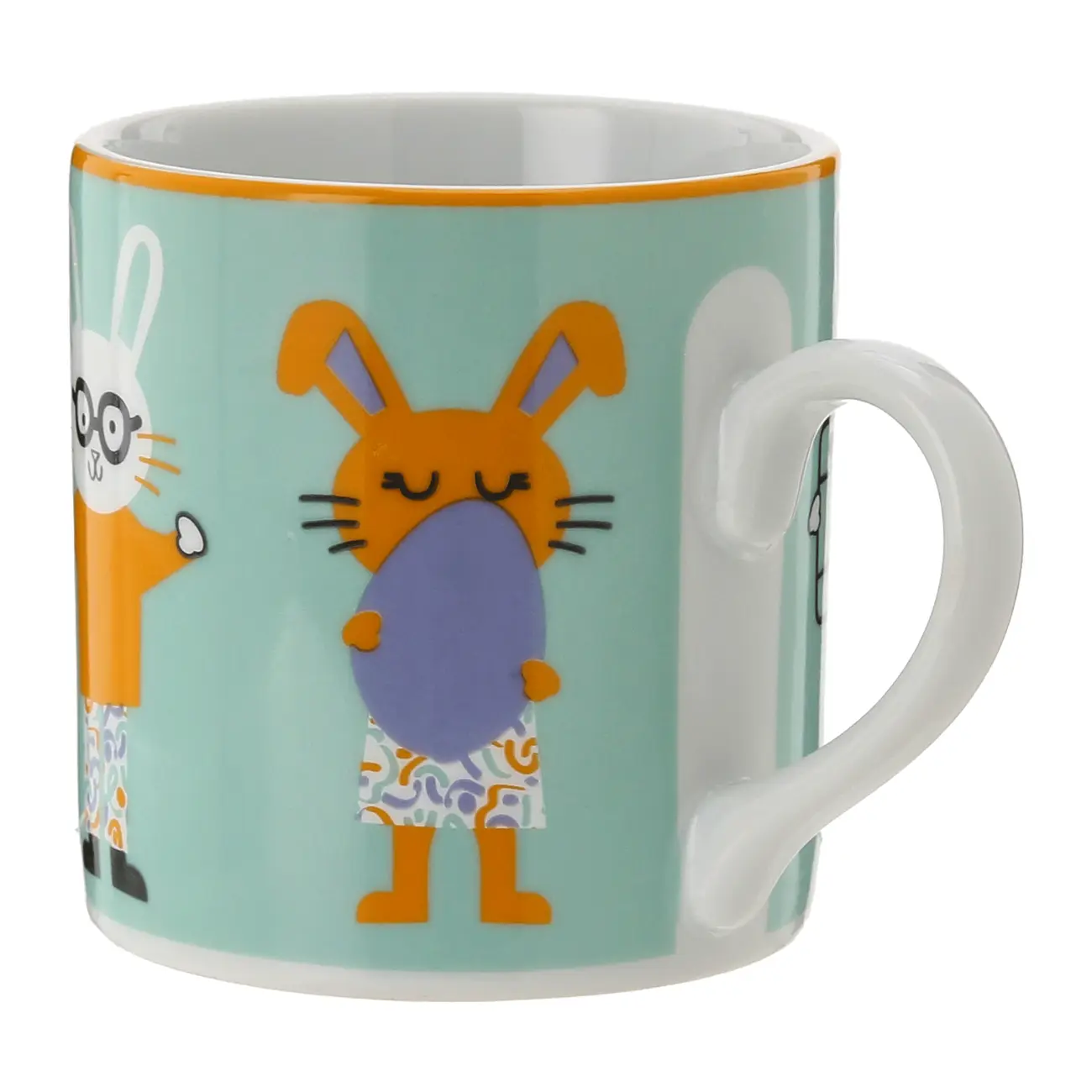 CANECA 350 ML POPÁSCOA - MENTA/MULTICOR - Foto 3