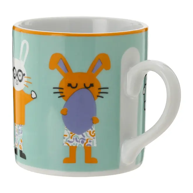 CANECA 350 ML POPÁSCOA - MENTA/MULTICOR - Foto 3