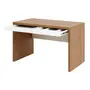 MESA COM 2 GAVETAS C/ MESA AUX BOSS - OAK TAMMI/BRANCO - Foto 7
