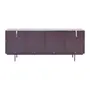 BUFFET 4 PORTAS 2 M X 45 CM THE FOLD - RUBY MOCHA - Foto 9