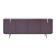 BUFFET 4 PORTAS 2 M X 45 CM THE FOLD - RUBY MOCHA - Foto 9