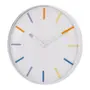 RELÓGIO DE PAREDE TIC TAC 34 CM - BRANCO/CORES CALEIDOCOLOR - Foto 2