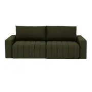SOFÁ-CAMA RETRÁTIL E RECLINÁVEL 3 LUGARES SNOOZE - MUSGO - Foto 1
