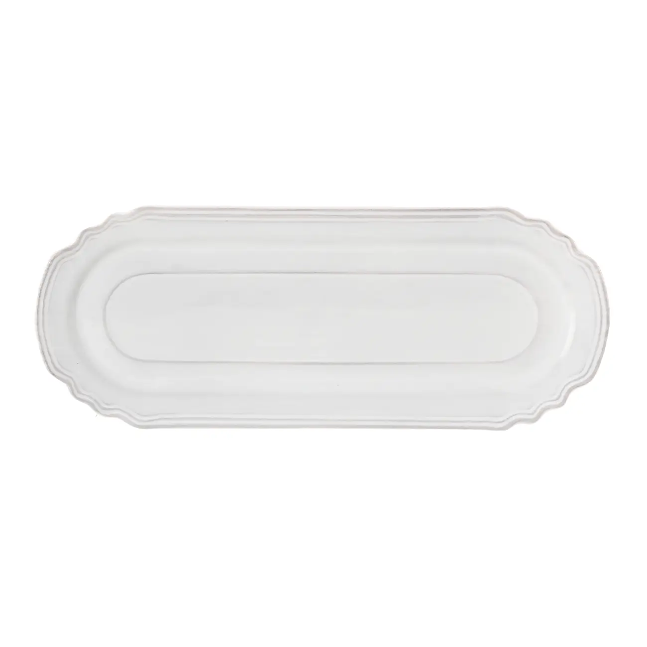TRAVESA/BANDEJA 39 CM X 15 CM TRÉSOR - BRANCO - Foto 1