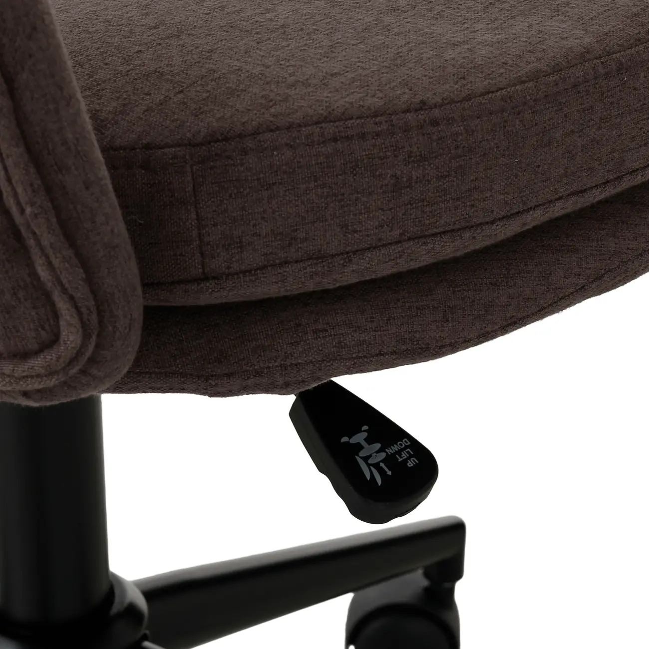 CADEIRA HOME OFFICE ZYGANA - RUBI MOCHA/PRETO - Foto 6