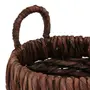CESTO 23 CM X 29 CM X 29 CM SANDAWI - CASTANHO - Foto 9